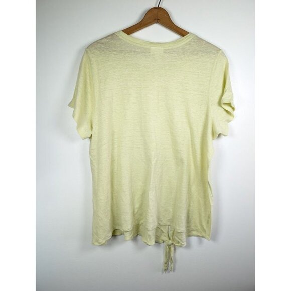 J jill Love Linen Top Size 2X Costal Beach Lagenlook Tunic Summer Lightweight - Picture 6 of 6